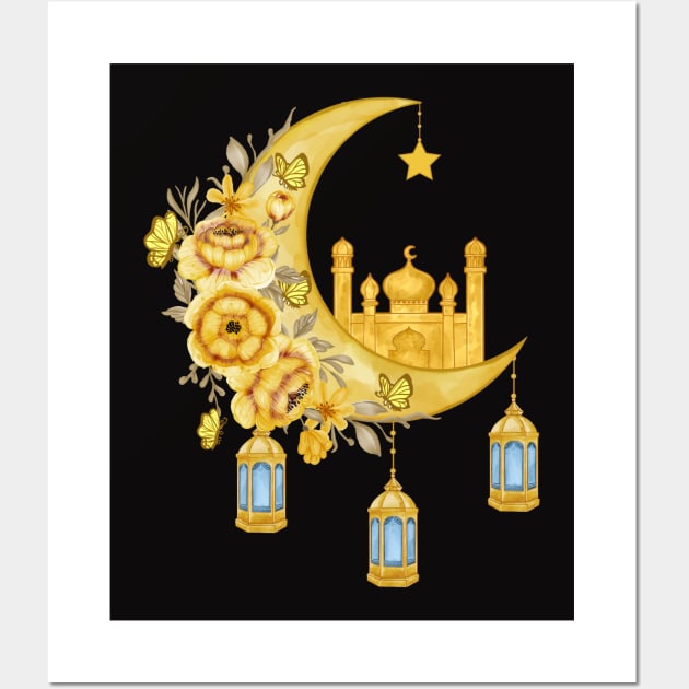 Arabic Eid-Mubarak Wall Art by GENshop